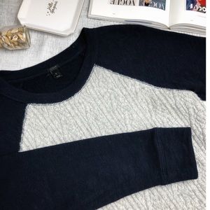 J.Crew Flannel Front Crew Neck Shirt Size Small